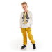 mshb&g Racing Boy T-shirt Gabardine Trousers Set