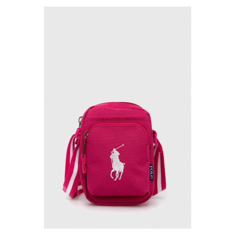 Detská taška Polo Ralph Lauren ružová farba