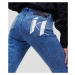 Džínsy Karl Lagerfeld Gf Denim Pants W/ Big Kl Modrá