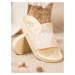 SMALL SWAN LOVE&HATE ECO LEATHER FLAPS shades of brown and beige