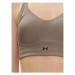 Under Armour Športová podprsenka Ua Infinity Low Strappy Bra 1384128-200 Sivá Fitted Fit