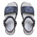 Tommy Hilfiger Sandále Platform Velcro Sandal T3A2-32760-0568 M Tmavomodrá