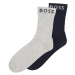 BOSS Kidswear Ponožky  námornícka modrá / sivá melírovaná