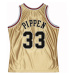 Mitchell & Ness Chicago Bulls Scottie Pippen 75th Gold Swingman Jersey - Pánske - Dres Mitchell 