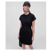 Šaty Karl Lagerfeld Safari Pocket Dress Čierna