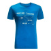 Men's T-Shirt Jack Wolfskin Pack & Go Travel T Blue Pacific