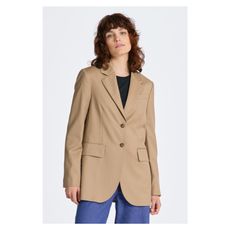 SAKO GANT REG WOOL BLAZER WARM KHAKI