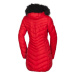 Northfinder VONILA Dámska dlhá zimná bunda, červená, veľkosť