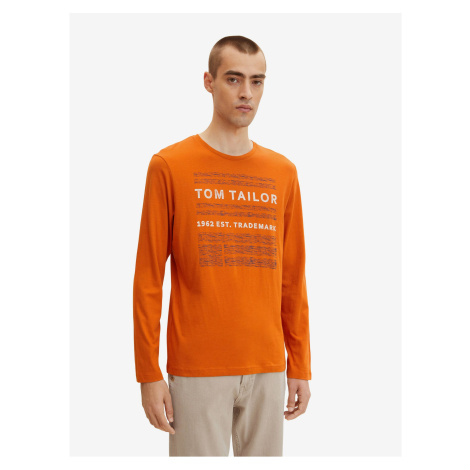 Oranžové pánske tričko Tom Tailor - muži