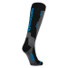 Lyžiarske podkolienky (ponožky) BLIZZARD Wool Sport ski socks, black turquoise