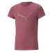 Puma ALPHA TEE G Dievčenské tričko, ružová, veľkosť