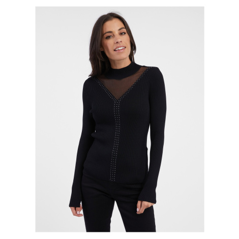 Orsay Black Womens Ribbed Sweater - Women
