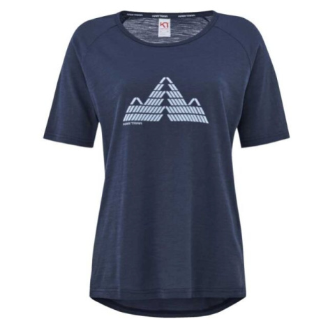 KARI TRAA ANE Dámske tričko, tmavo modrá, veľkosť