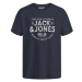 JACK & JONES Tričko 'JJJeans'  námornícka modrá / tmavozelená / baklažánová / čierna / biela