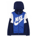 Nike Sportswear Tepláková bunda 'Amplify'  biela / modrá / námornícka modrá