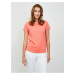Apricot basic T-shirt with pocket ORSAY - Women