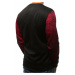Red men's sweatshirt with a print BX3527