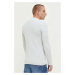 Bavlnený sveter Tommy Jeans šedá farba