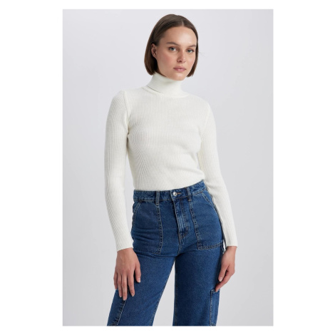 DEFACTO Slim Fit Turtleneck Knitwear Sweater