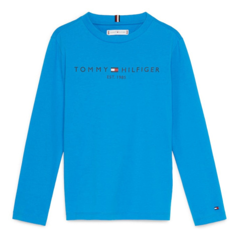 TOMMY HILFIGER Tričko 'Essential'  námornícka modrá / azúrová / červená / biela