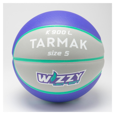 Basketbalová lopta K900 Wizzy sivo-fialová TARMAK