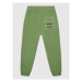 United Colors Of Benetton Teplákové nohavice 3EB5I0491 Zelená Regular Fit