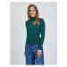 Green Ribbed Sweater ORSAY - Women