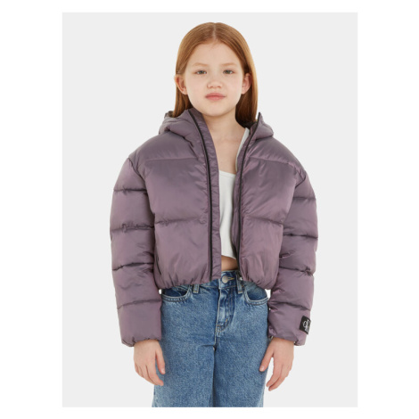 Calvin Klein Jeans Zimné bundy Hyper Two Tone IG0IG02246 Fialová Relaxed Fit