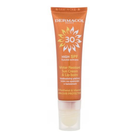 Dermacol Sun Water Resistant Cream & Lip Balm SPF30 30 ml opaľovací prípravok na tvár unisex na 