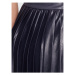 Peserico Easy Plisovaná sukňa M05489P1 Tmavomodrá Regular Fit