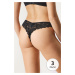 3 PACK Tangá ONLY Chloe Lace