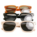Chicago Sunglasses 3-Pack Black/Brown/Light Beige