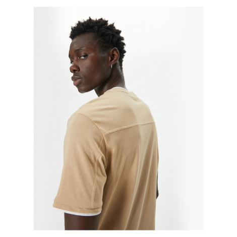 Koton Basic T-Shirt Crew Neck Short Sleeve Cotton