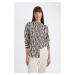 DEFACTO Regular Fit Patterned Long Sleeve Shirt