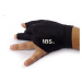 Biliardová rukavica IBS Professional čierna, univerzálna veľkosť