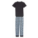 Calvin Klein Underwear Pyžamo  čierna / svetlomodrá