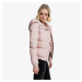 Bunda Urban Classics Ladies Hooded Puffer Jacket Light Pink