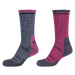 Skechers  2PPK Women Trail Wool Socks  Športové ponožky Ružová