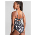 Swimwear Black Sand Balcony Swimsuit black sand print SW1720A 90FF