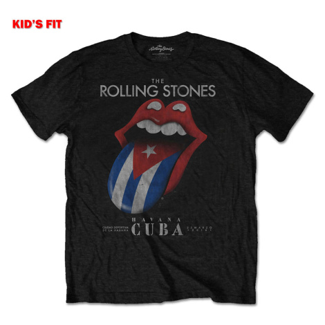 The Rolling Stones tričko Havana Cuba Čierna