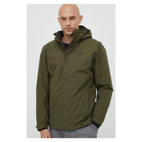 Bunda Helly Hansen DUBLINER INSULATED JACKET pánska, čierna farba, prechodná, 53117