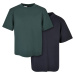 Boys Tall Tee 2-Pack navy+bottlegreen