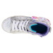 BIELO-STRIEBORNÉ DIEVČENSKÉ TENISKY SKECHERS SHUFFLE BRIGHTS 2.0 314015L-WSL