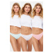 Trendyol 3-Pack Multi Color Cotton Pointel Brazilian Knitted Briefs