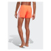 Adidas Plavecké šortky 3-Stripes CLX Swim Shorts HT4371 Červená Regular Fit