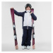 Detské lyžiarske nohavice PNF 500 hrejivé a nepremokavé tmavomodré