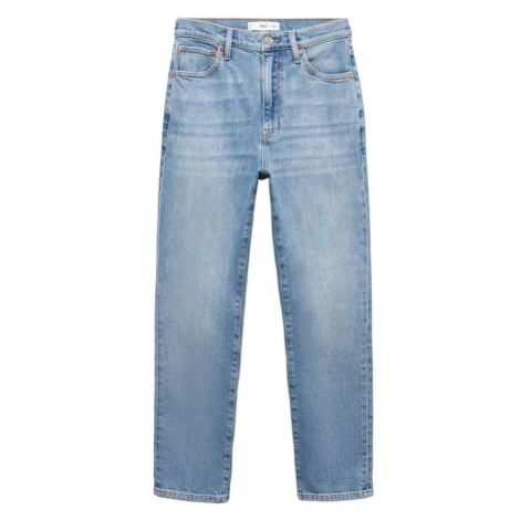 MANGO Džínsy  modrá denim