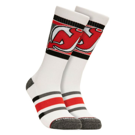 New Jersey Devils ponožky NHL Cross Bar Crew Socks Mitchell & Ness