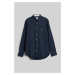 KOŠEĽA GANT REG HONEYCOMB TEXTURE SHIRT EVENING BLUE