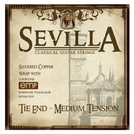 Sevilla Medium Tension Tie End Nylonové struny pre klasickú gitaru